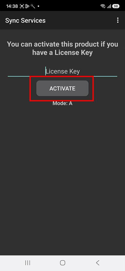 Activate the Product