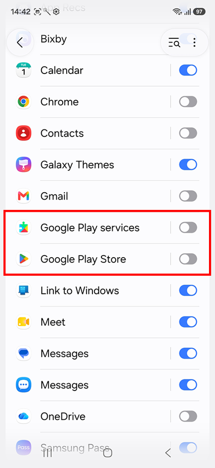 Disable Notifications