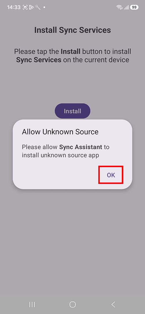Continue after changing Play Protect settings
